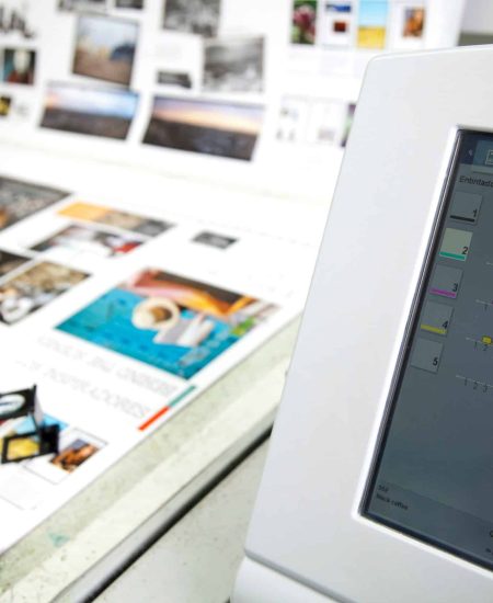 production of a printing